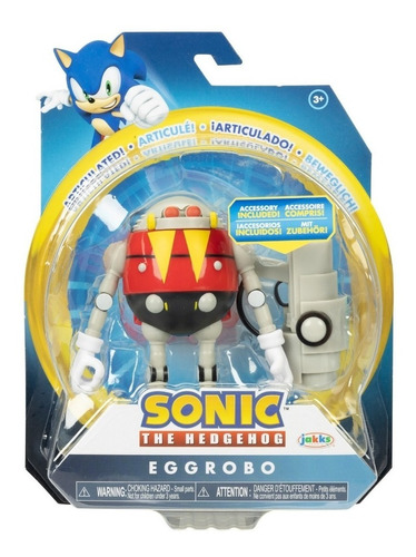 Eggrobo, Figura 4 Pulgadas Articulada, Con Accesorio Sonic