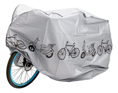 Funda Impermeable Bicicleta, Resistente Al Polvo, Uso I...