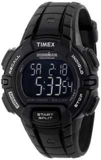 Timex Hombres T5k793 Ironman Rugged 30 Full-size Blackout Re