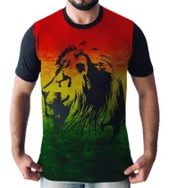 Comprar Camisa Camiseta Reggae Jamaica Music Bob Rasta Reggae Leão