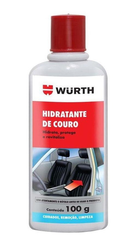 Hidratante Wurth De Banco De Couro Automotivo 100g 