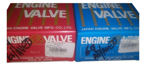 Valvulas Escape / Admisión Chevrolet Aveo 1.6 Japón 