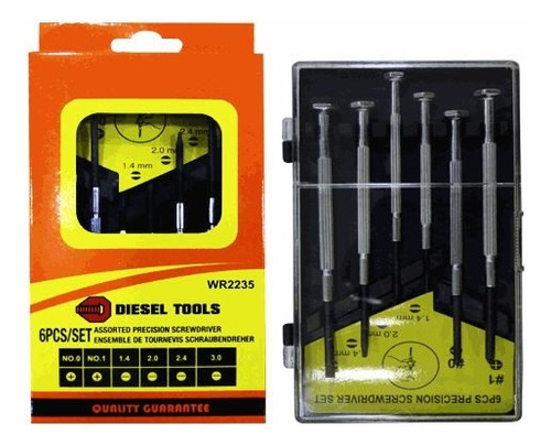 Destornillador Relojero 6pcs Diesel Tools (kit X 2)