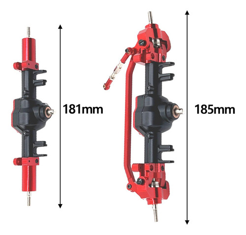 Aplicável A Eje De Metal Para Coche Rc 1:12, Conjunto De
