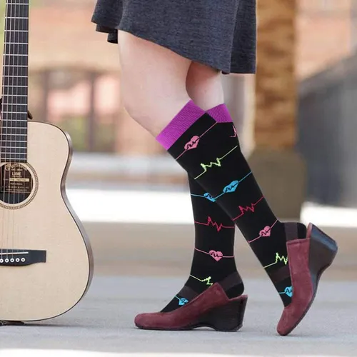 7 Pares De Calcetines De Compresión Para Correr Y Viajar