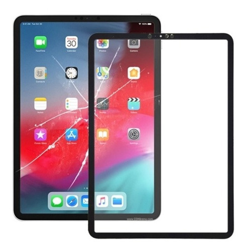 Pantalla Glass Vidrio iPad Pro 11 2018 A1980 A1934 Repuesto