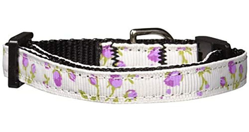 Mirage Pet Productos Rosas Nylon Collar De Cinta Para Gato C