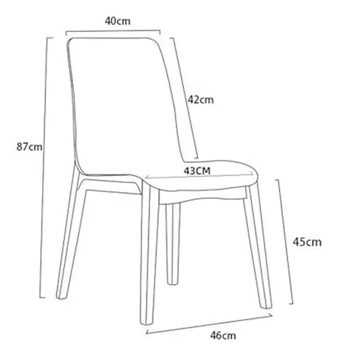 Silla Yblandrv Para Comedor, Estudio, Balcón, Café Y Recepci