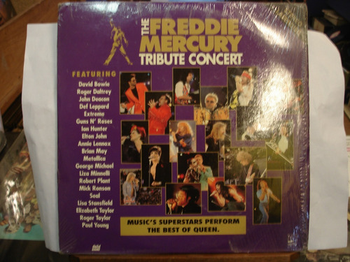 Laserdisc Stereo  Freddie Mercury Tribute Concert 2 Discos B