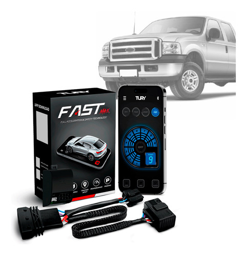 Módulo Acelerador Pedal Fast Com App F250 08 09 10 11 12