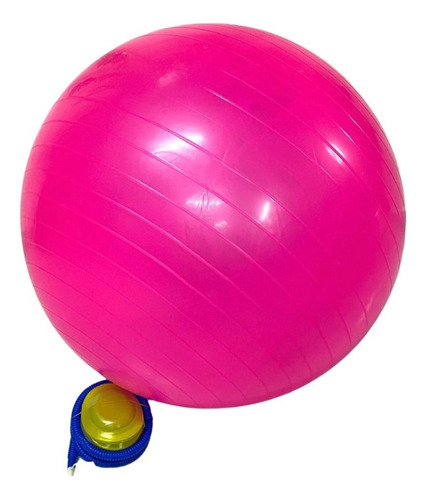 Pelota Yoga Pilates Fitness 65cm 5 Colores + Bomba Inflador 