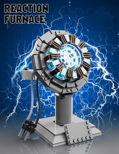 Set De Construcción Colgante Reactor Heroe Para Exhibición