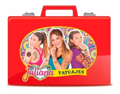 Juego Valija Juliana Grande Tatuajes Tattoo Nueva Original 