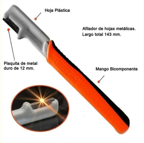 Afilador Para Cuchillos Y Tijeras De Poda Bahco Sharp X