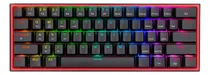 Comprar Teclado gamer bluetooth Redragon Fizz Pro K616-RGB QWERTY inglés US color negro con luz RGB