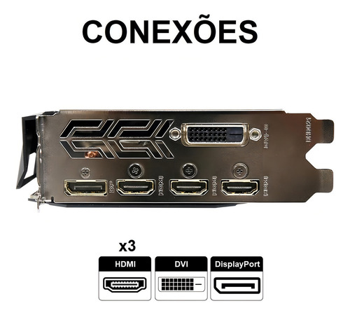 Placa de vídeo Nvidia Gigabyte GeForce 10 Series GTX 1050 2GB
