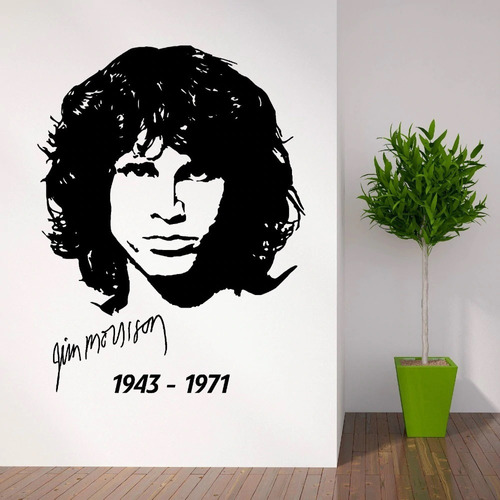 Vinilos Adhesivos Jim Morrison The Doors 55x56cms Varios Dis