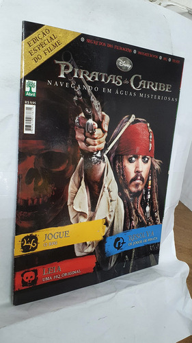 Revista Piratas Do Caribe  - Navegue Em Águas Misteriosas