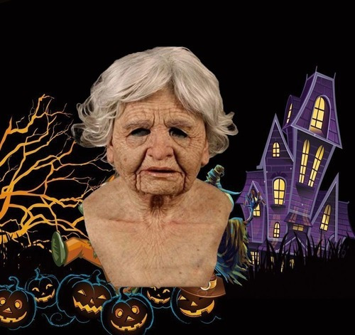 Máscara Realista De Látex Old Fantasy Mr Party