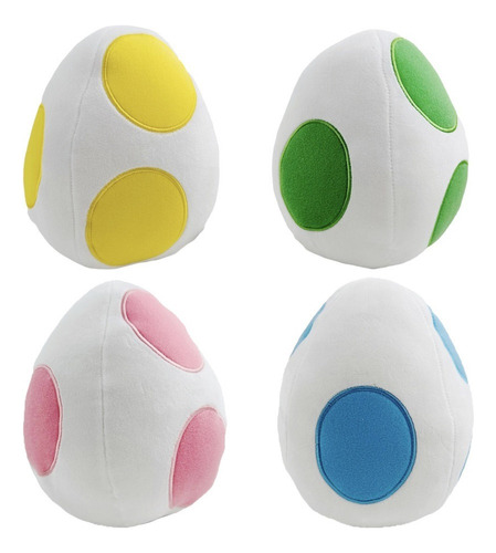 4x Super Mario Bros Yoshi Egg Peluche Muñeca Navidad Regalo