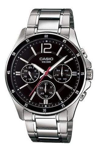 Reloj Casio Mtp-1374 Hombre Calendario Acero 100% Original | Cuotas sin  interés