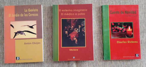 Lote X 3 : Chéjov, Molière Y Dickens. Punto De Encuentro