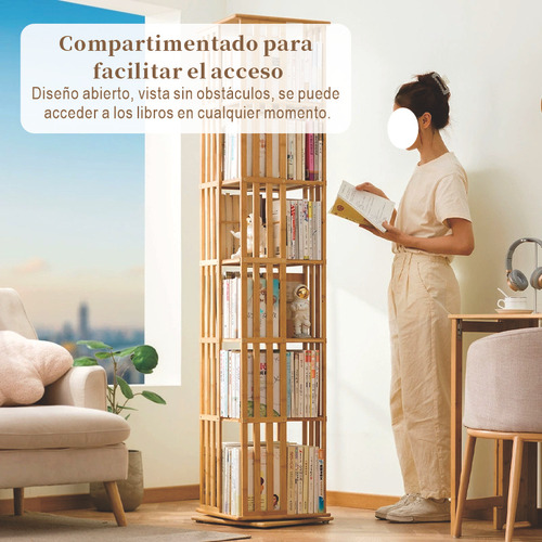 Estantería Minimalista Multifuncional De 6 Niveles