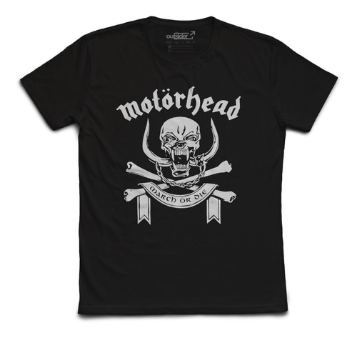 Remera Motorhead March Or Die. Tienda Outsider