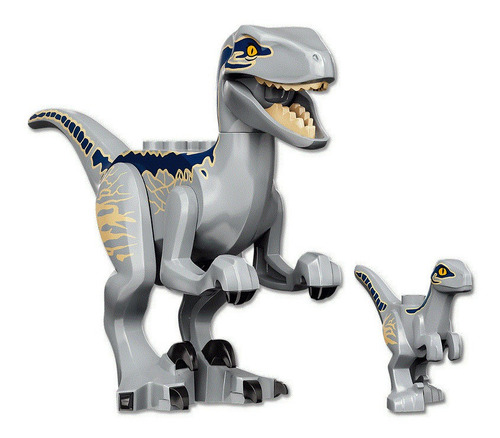 Lego 76946 Captura Dos Velociraptors Blue E Beta 181 Pcs