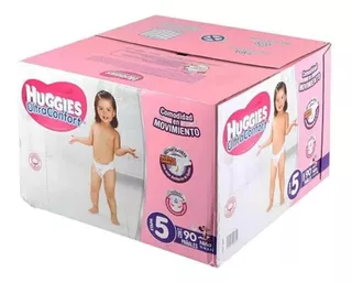 Pañales Etapa 5 Huggies Ultraconfort Niña 90 Pzas