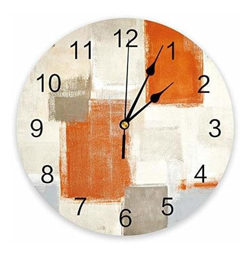 Reloj De Pared De  Con Graffiti Abstracto, Silencioso, ...