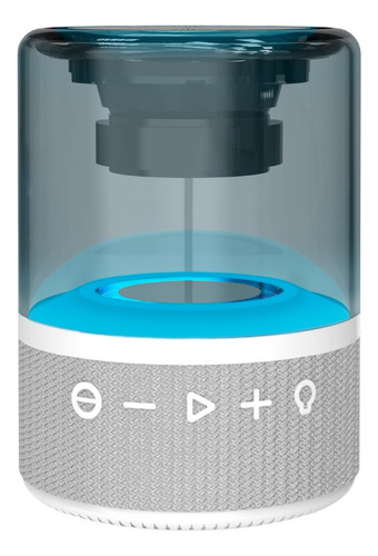 Bocina Portátil de ambientación | Glee Pure AP30 | Bluetooth 5.2 + 5W + Alimentación Tipo-C- Iluminación de Efectos Batería Recargable Li-Ion de 6hrs Advanced Series Blanco