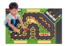 Comprar Pista De Carros Tapete Em Lona Para Crianças Brincar Cor Pista Carros - Pc06