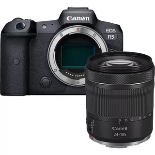 Canon R5 Com Lente Rf 24-105mm F/4-7.1 Is Stm - Com Nf-e