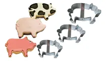 Comprar Molde Cortador  Marcador Puerquitos Pan  O Galletas  3 Pzs