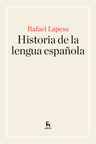 Historia De La Lengua Española Ne - Lapesa Melgar,rafael