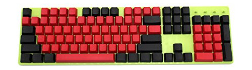 Npkc 104 87 61 Red Mixta Pbt Oem Perfil Keycap For Xjnhi