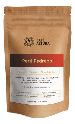 1 Kg Café Perú El Pedregal - Tueste Omniroast