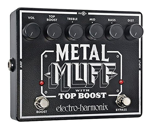 Distorsión De Muff De Metal Electro-harmonix Con Pedal De Ef