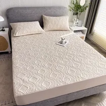 Comprar Forro De Colchón Una Plaza Impermeable Con Funda De Regalo