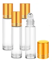 Comprar 25 Botellas Transparente De 10ml Con Roll On De Acero Inox