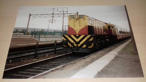 Ferrocarril: Foto Original 30x20 Locomotora G22 A707 En Avel