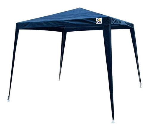 Tenda Gazebo 3x3m Cobertura Montável Polietileno Azul Belfix