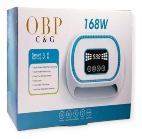 Lámpara Para Uñas 168 Watts Sensor Led Táctil