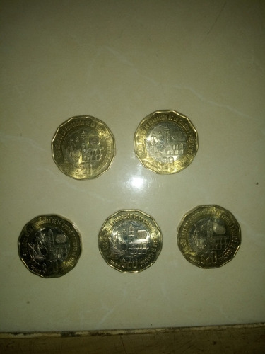 Vendo 5 Monedas Conmemorativas De 500 Años De La Ciudad Y Pu