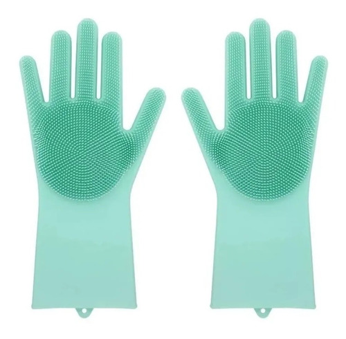 Guantes De Silicona Para Lavar Limpieza Cocina Baño