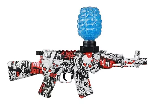 Arminha Bolinha Gel Automática Arma Brinquedo Rifle Elétrico