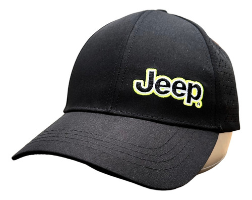 Gorra Jeep Trucker Original Negra Verde Hombre Cachucha Depo