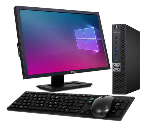 Equipo Dell Optiplex Mini Core I5 Ssd 120gb Ram 8gb Lcd 22 (Reacondicionado)