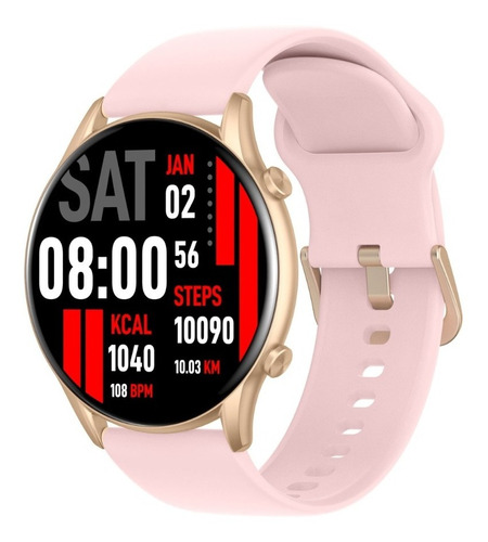 Smartwatch Kieslect Kr Pink 1,32 Semi-amoled Llamadas Ip68